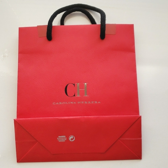 Carolina Herrera 2 paper Shopping Bags VGUC - Picture 3 of 11